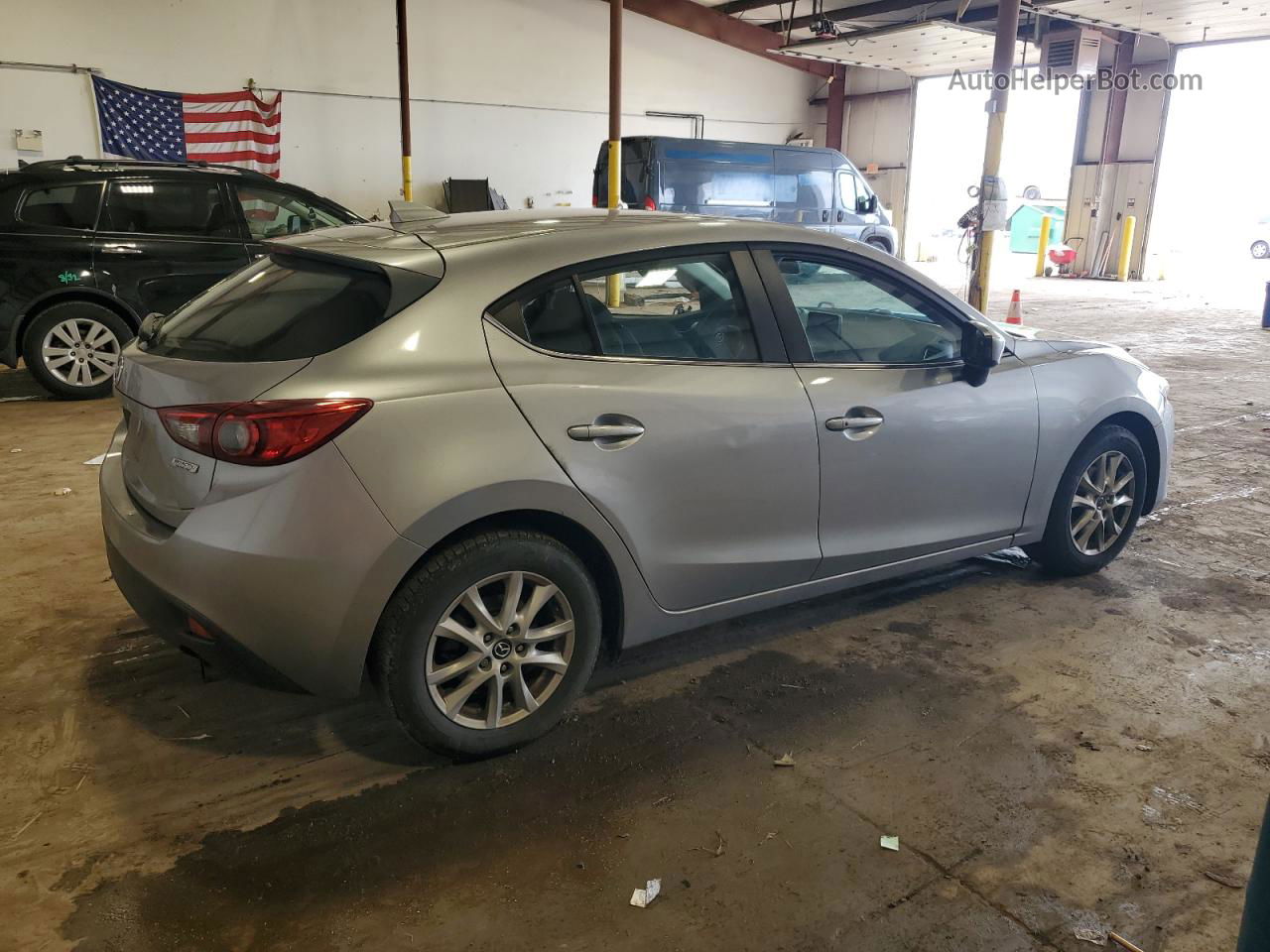 2015 Mazda 3 Touring Silver vin: JM1BM1L79F1269242