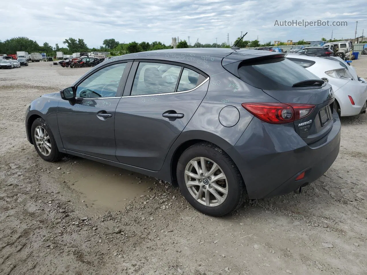 2014 Mazda 3 Touring Gray vin: JM1BM1L7XE1115413