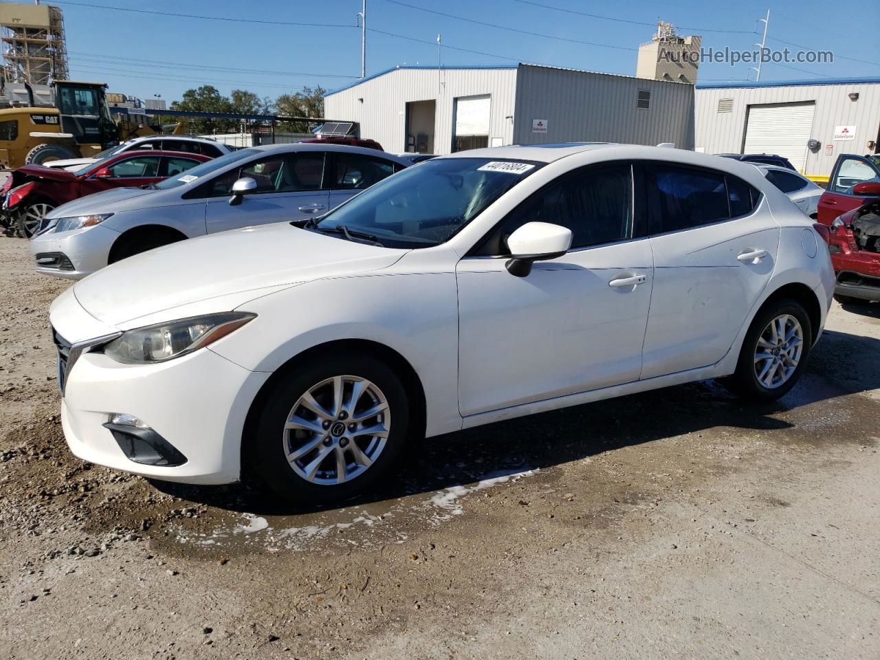 2014 Mazda 3 Touring White vin: JM1BM1L7XE1171660