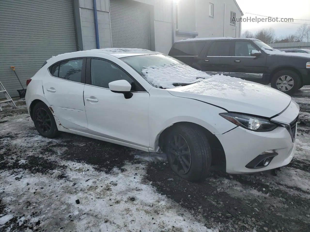 2014 Mazda 3 Touring Белый vin: JM1BM1L7XE1185073