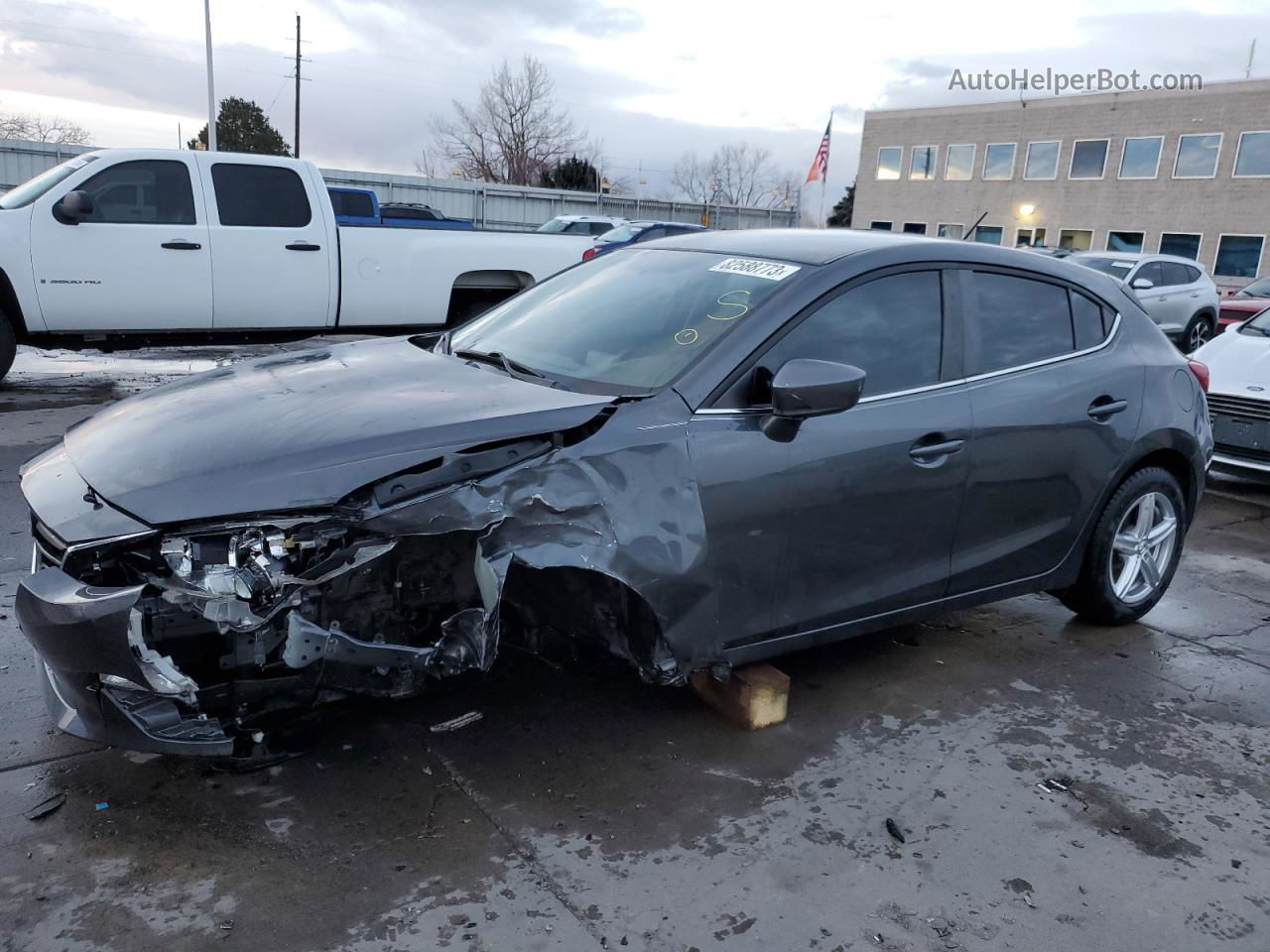 2014 Mazda 3 Touring Charcoal vin: JM1BM1L7XE1209565