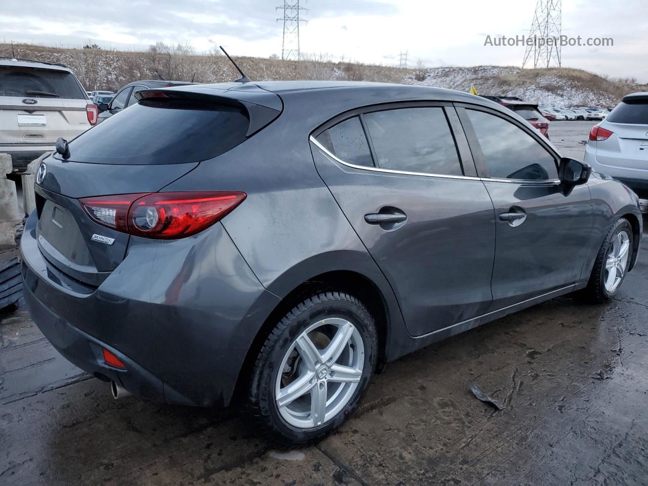 2014 Mazda 3 Touring Угольный vin: JM1BM1L7XE1209565