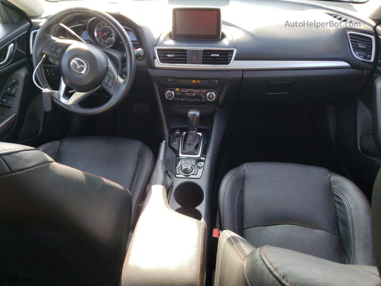 2014 Mazda 3 White vin: JM1BM1M30E1203494