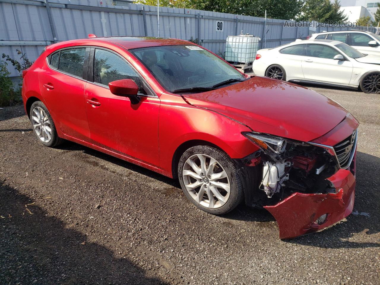 2014 Mazda 3 Grand Touring Red vin: JM1BM1M31E1102805