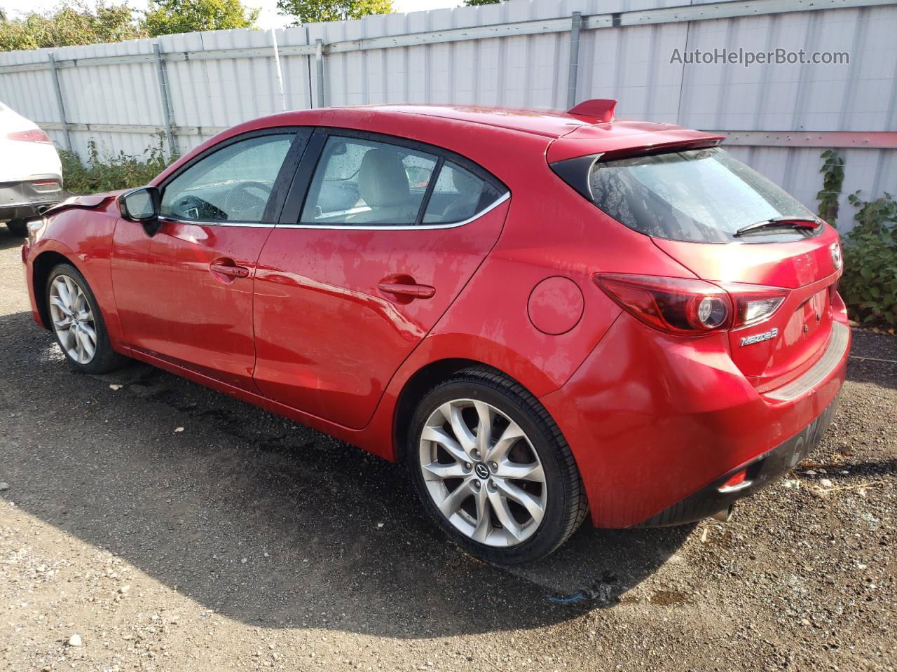 2014 Mazda 3 Grand Touring Red vin: JM1BM1M31E1102805