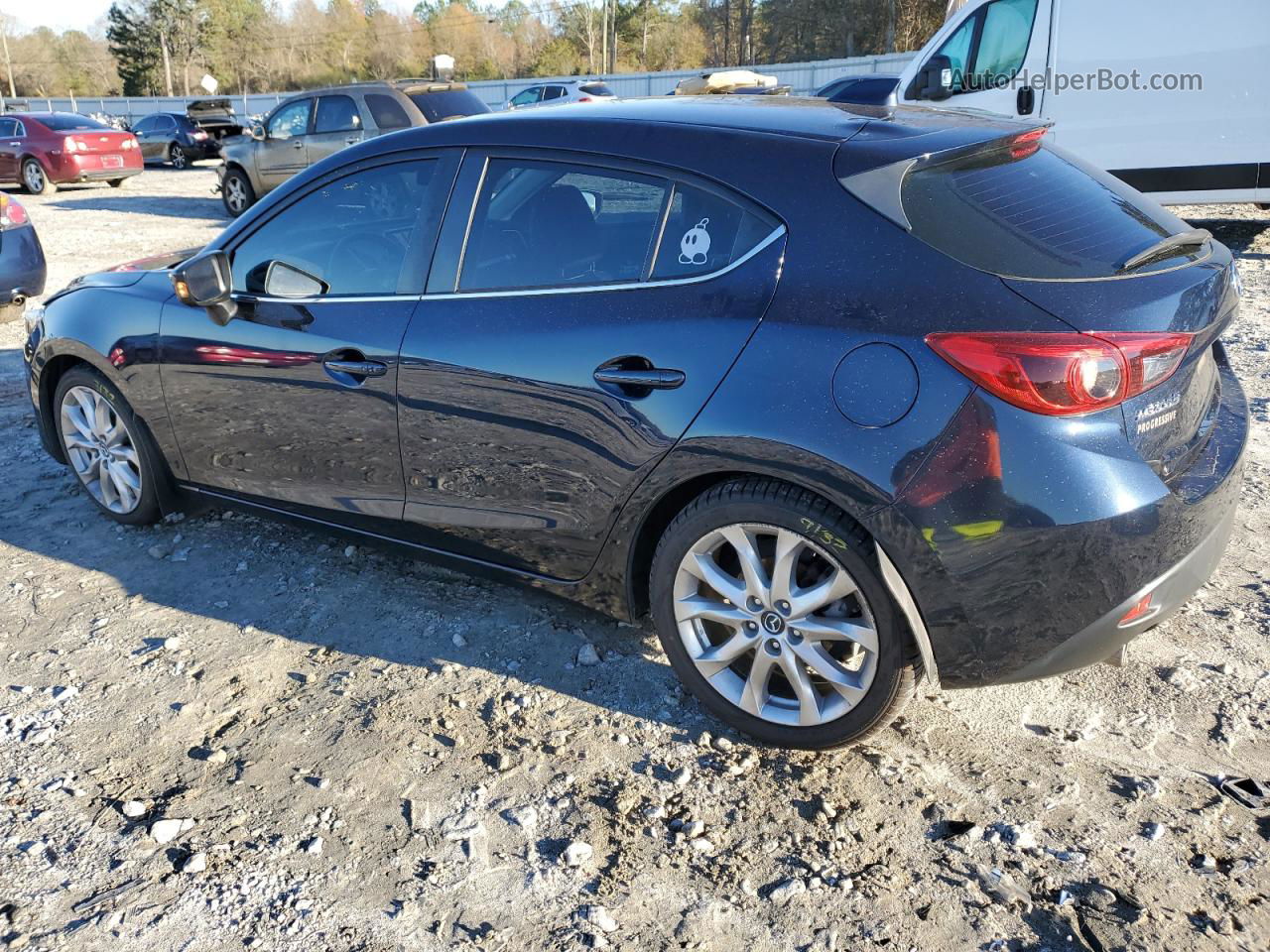 2014 Mazda 3 Grand Touring Blue vin: JM1BM1M31E1215959