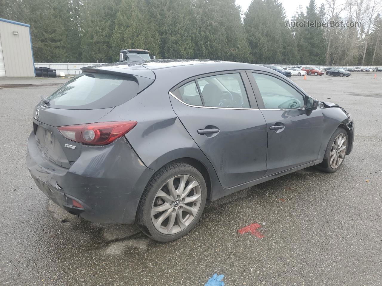 2014 Mazda 3 Grand Touring Серый vin: JM1BM1M32E1212083