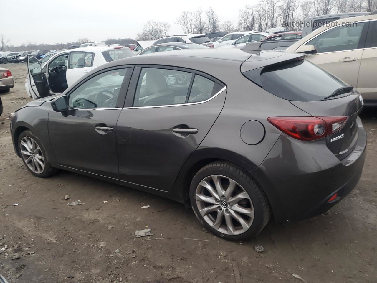 2015 Mazda 3 Grand Touring Gray vin: JM1BM1M32F1239866