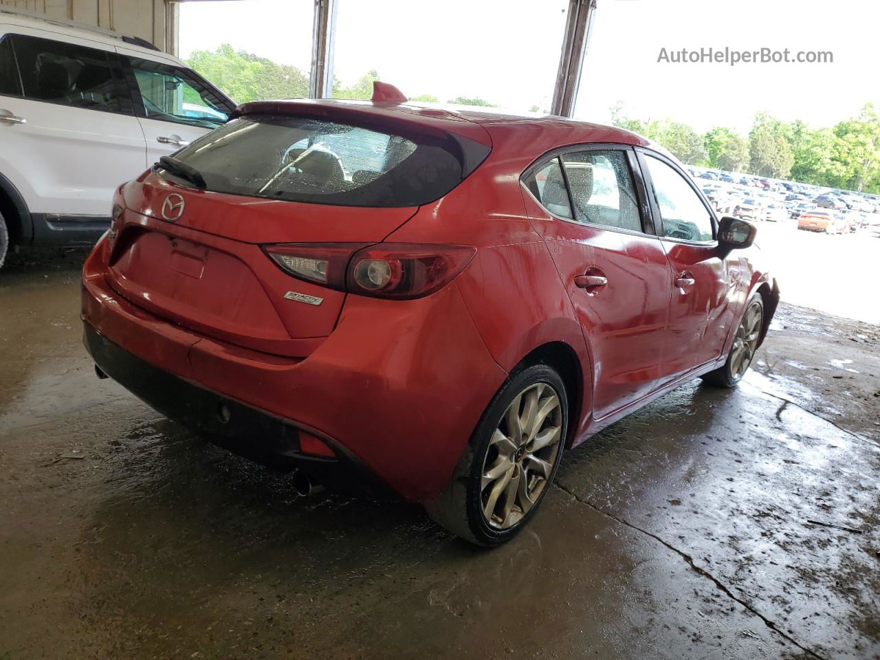 2014 Mazda 3 Grand Touring Red vin: JM1BM1M34E1104208