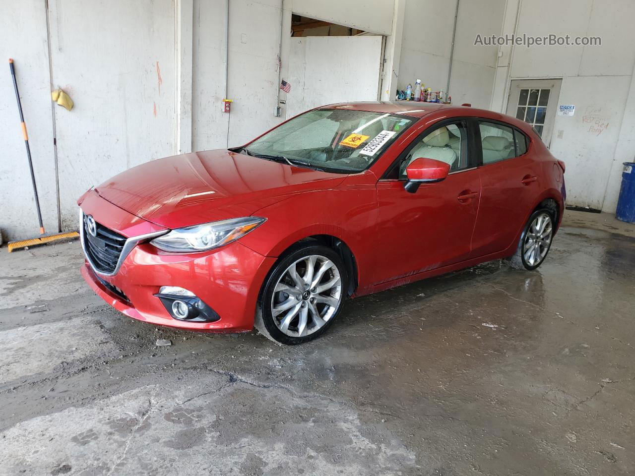 2014 Mazda 3 Grand Touring Red vin: JM1BM1M34E1104208