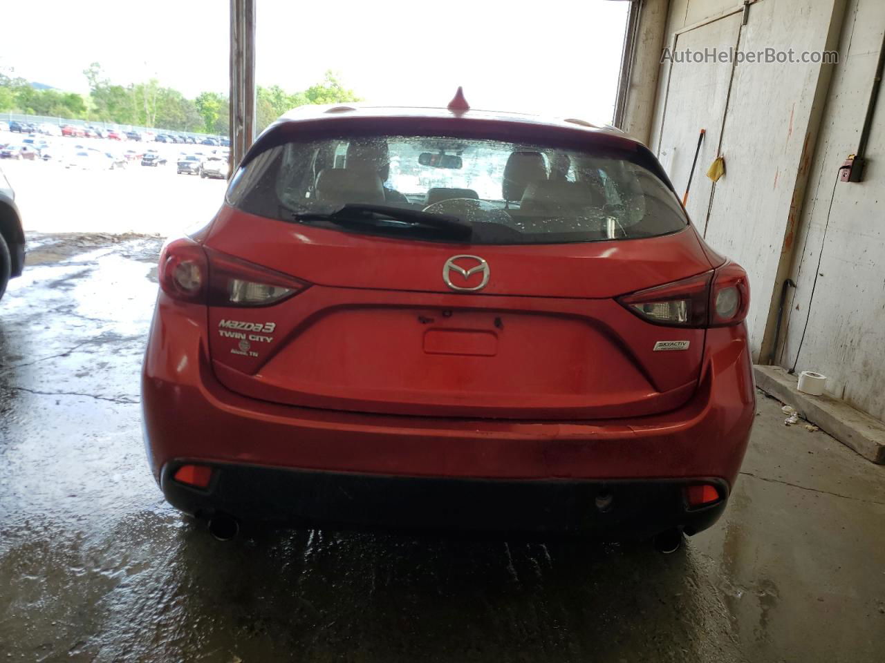 2014 Mazda 3 Grand Touring Red vin: JM1BM1M34E1104208