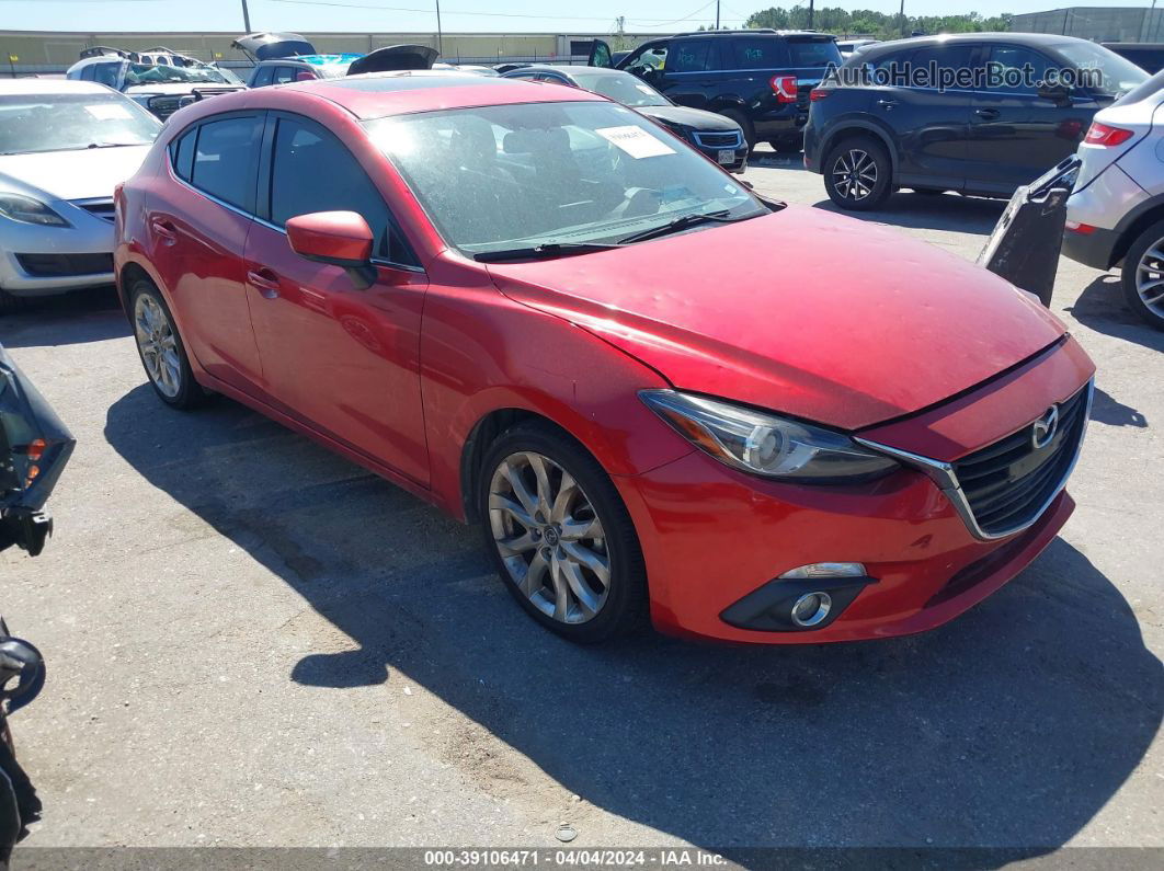 2014 Mazda Mazda3 S Grand Touring Red vin: JM1BM1M34E1209704