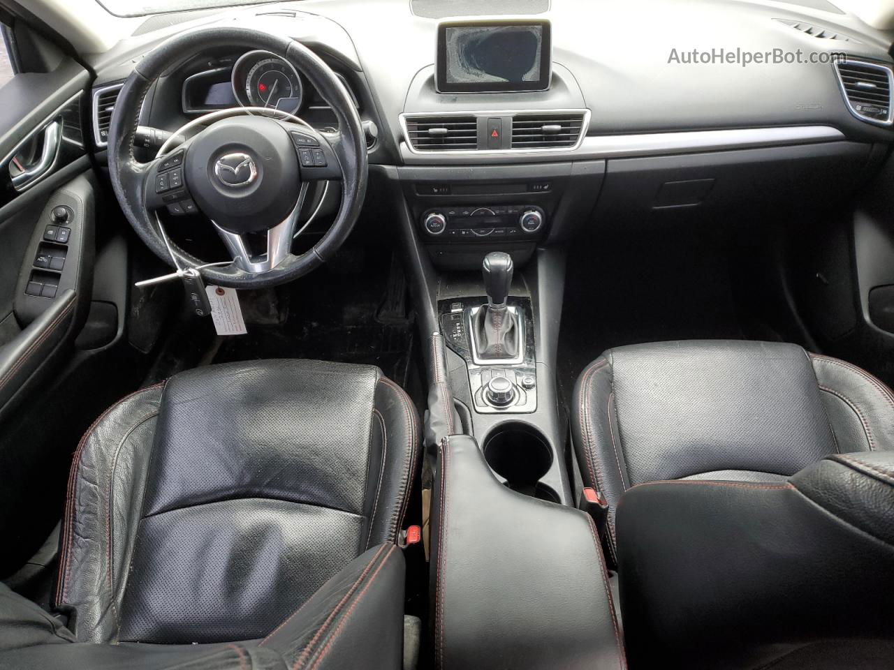 2014 Mazda 3 Grand Touring Белый vin: JM1BM1M35E1103178