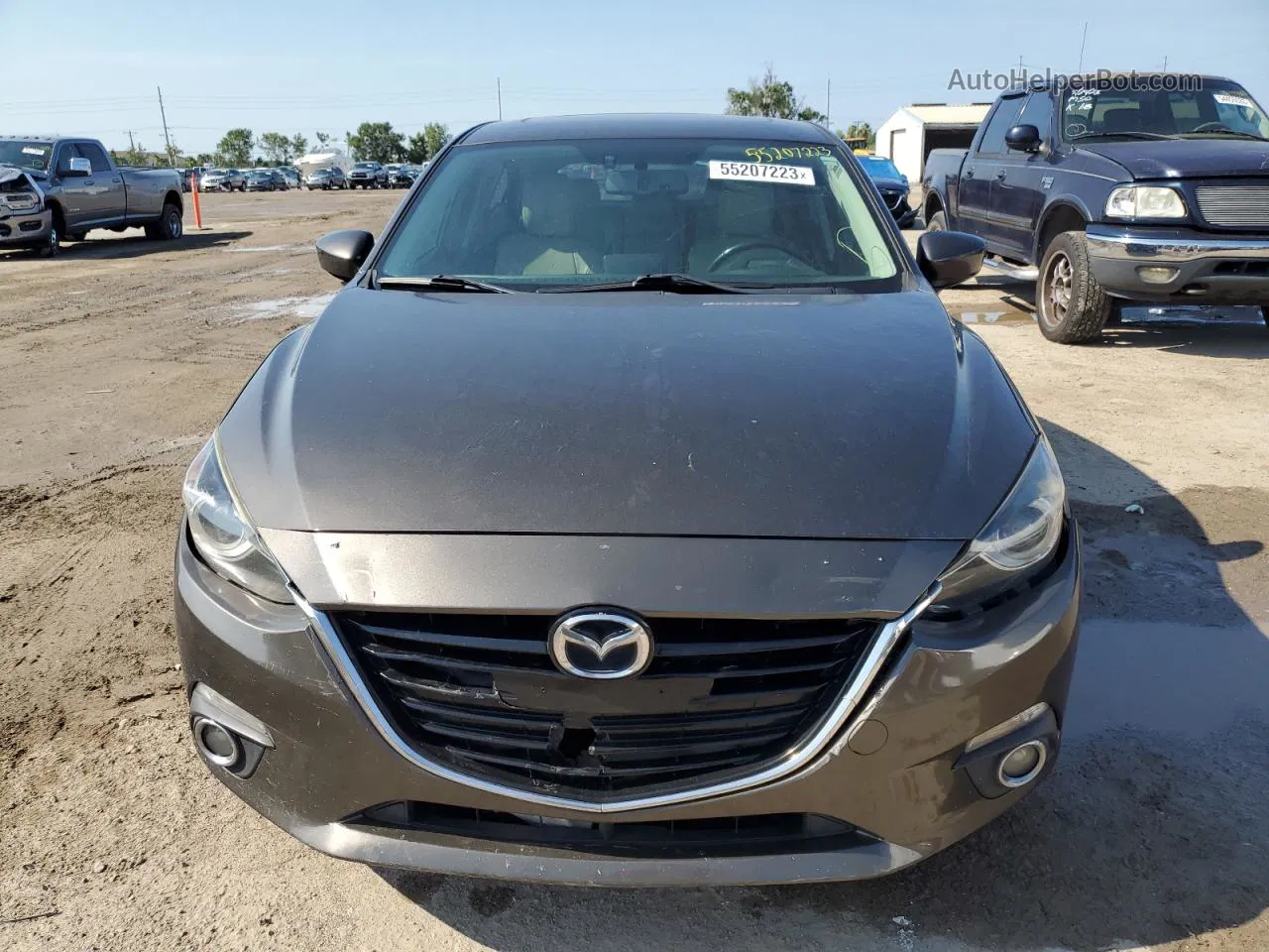 2014 Mazda 3 Grand Touring Серый vin: JM1BM1M36E1159114