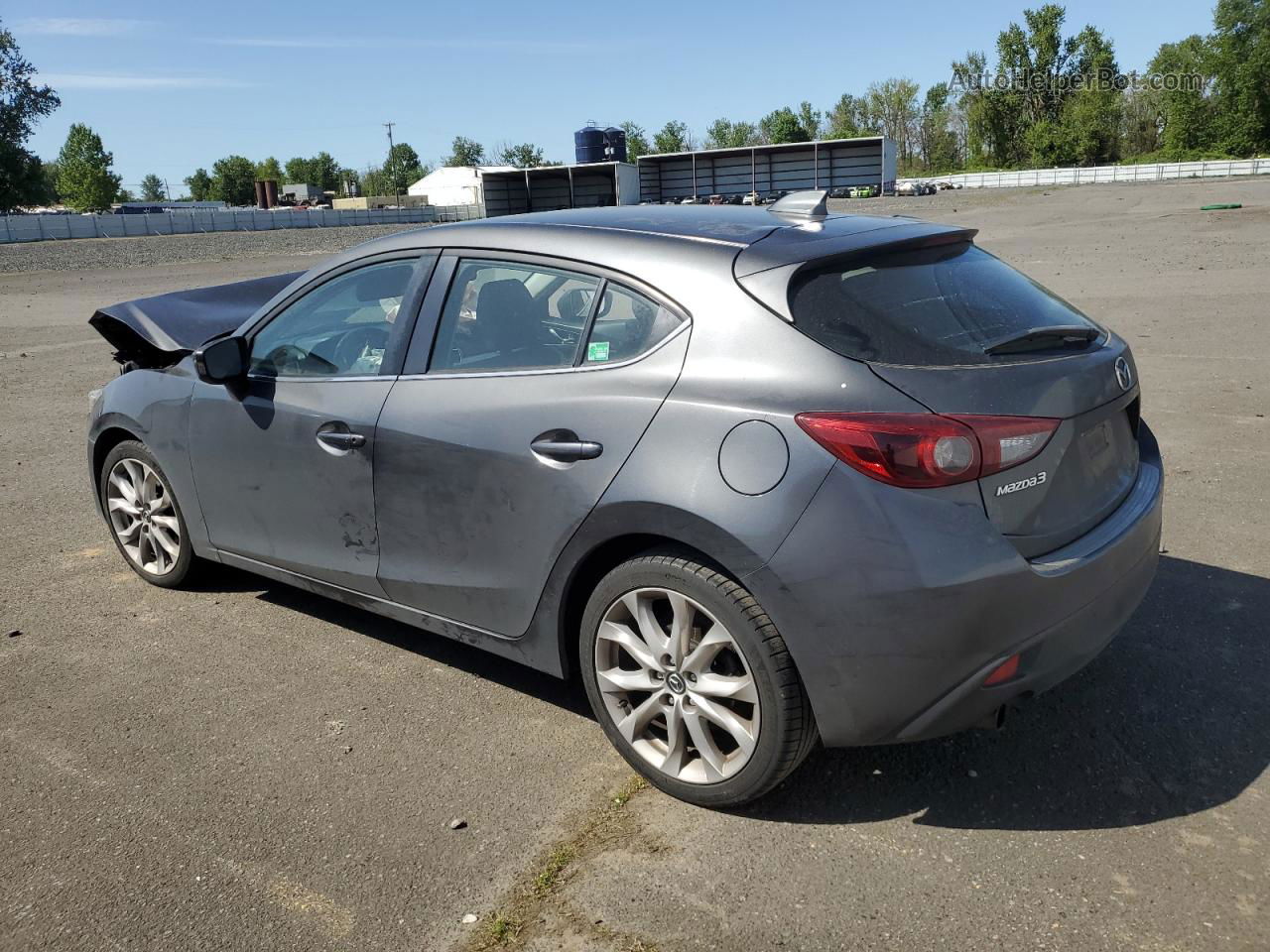 2014 Mazda 3 Grand Touring Gray vin: JM1BM1M36E1178875