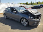 2014 Mazda 3 Grand Touring Gray vin: JM1BM1M36E1178875