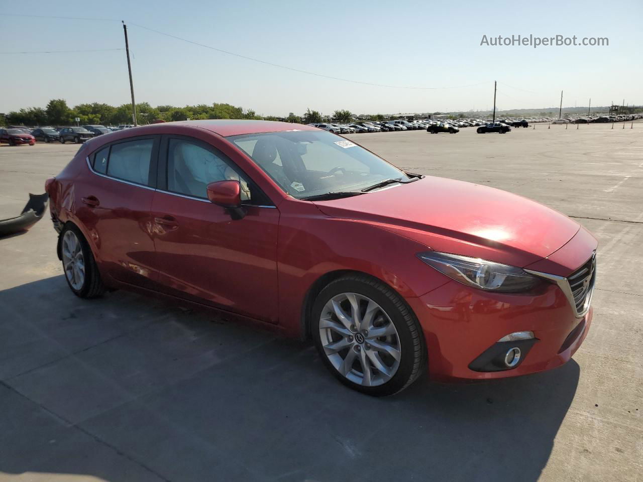 2014 Mazda 3 Grand Touring Красный vin: JM1BM1M37E1202939