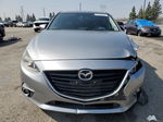 2016 Mazda 3 Touring Silver vin: JM1BM1M37G1276462