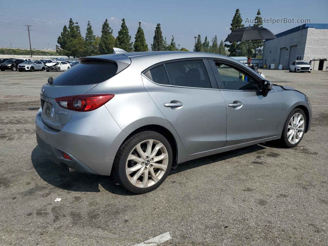 2016 Mazda 3 Touring Silver vin: JM1BM1M37G1276462