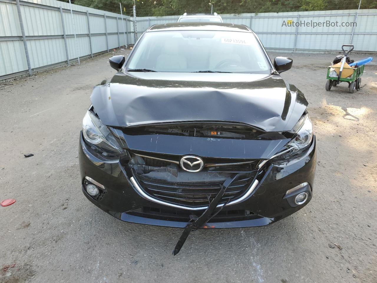 2014 Mazda 3 Grand Touring Black vin: JM1BM1M38E1181079