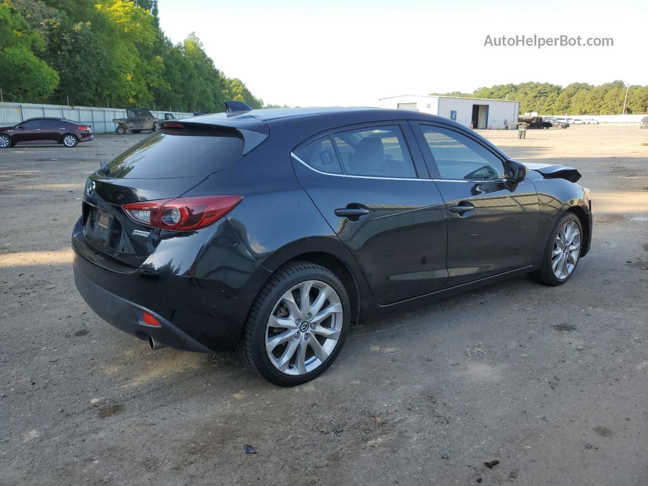 2014 Mazda 3 Grand Touring Черный vin: JM1BM1M38E1181079