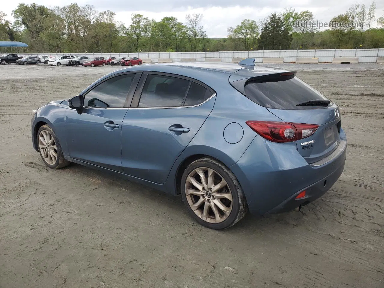 2014 Mazda 3 Grand Touring Blue vin: JM1BM1M38E1190932