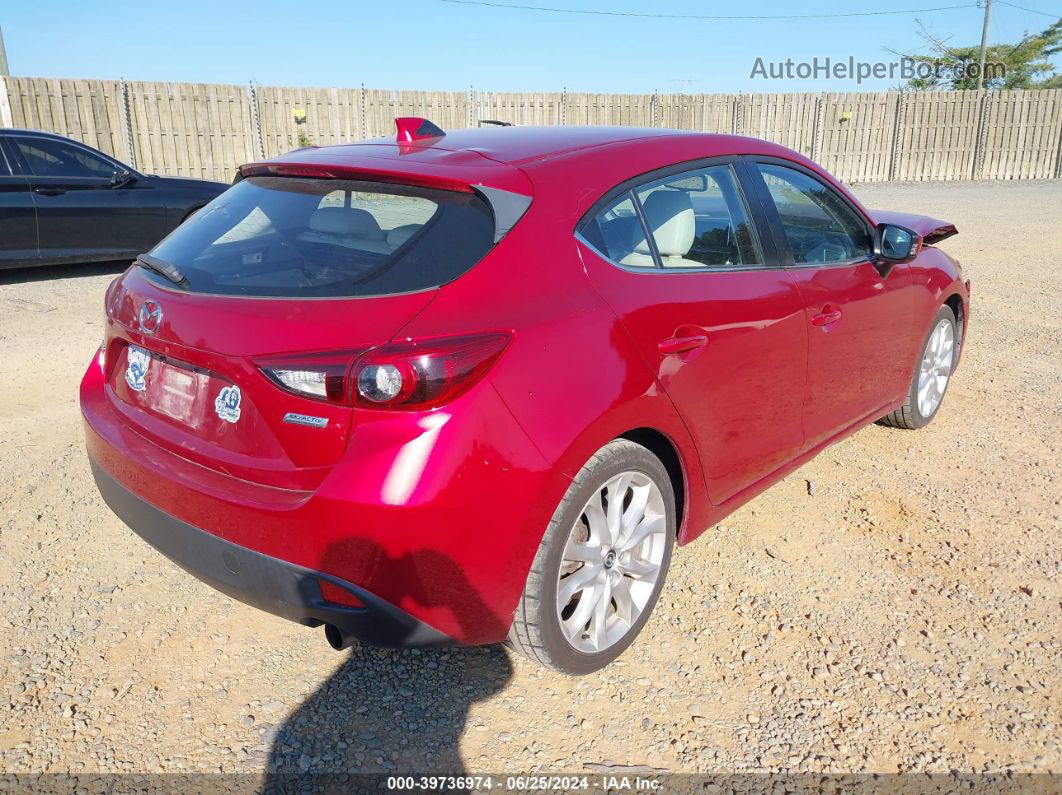 2014 Mazda Mazda3 S Grand Touring Maroon vin: JM1BM1M39E1101997