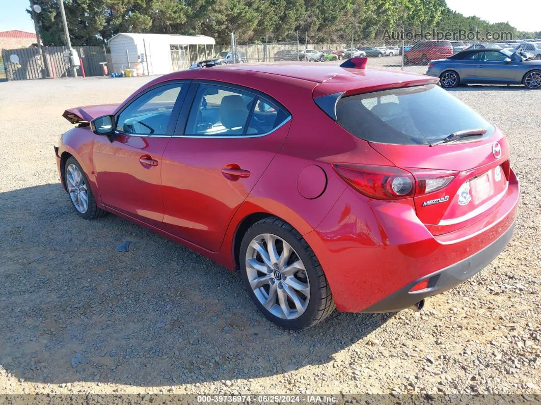 2014 Mazda Mazda3 S Grand Touring Maroon vin: JM1BM1M39E1101997