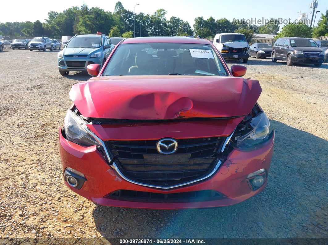 2014 Mazda Mazda3 S Grand Touring Maroon vin: JM1BM1M39E1101997