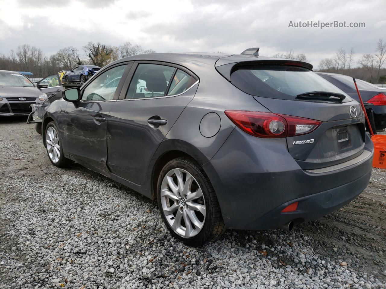 2014 Mazda 3 Grand Touring Gray vin: JM1BM1M39E1204739