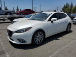 2015 Mazda 3 Grand Touring White vin: JM1BM1M39F1223132