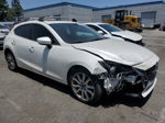 2015 Mazda 3 Grand Touring White vin: JM1BM1M39F1223132