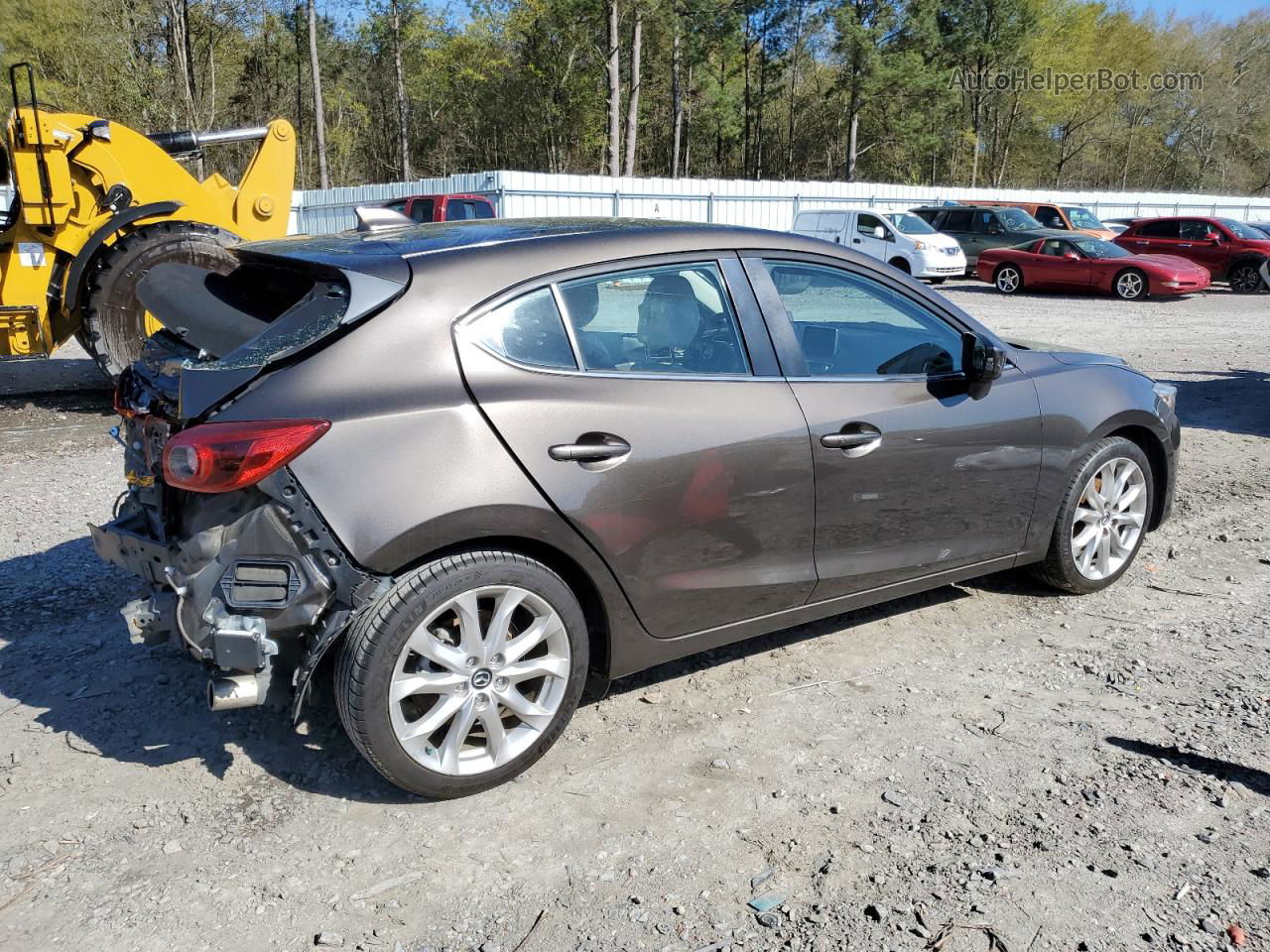 2015 Mazda 3 Grand Touring Серый vin: JM1BM1M39F1232624