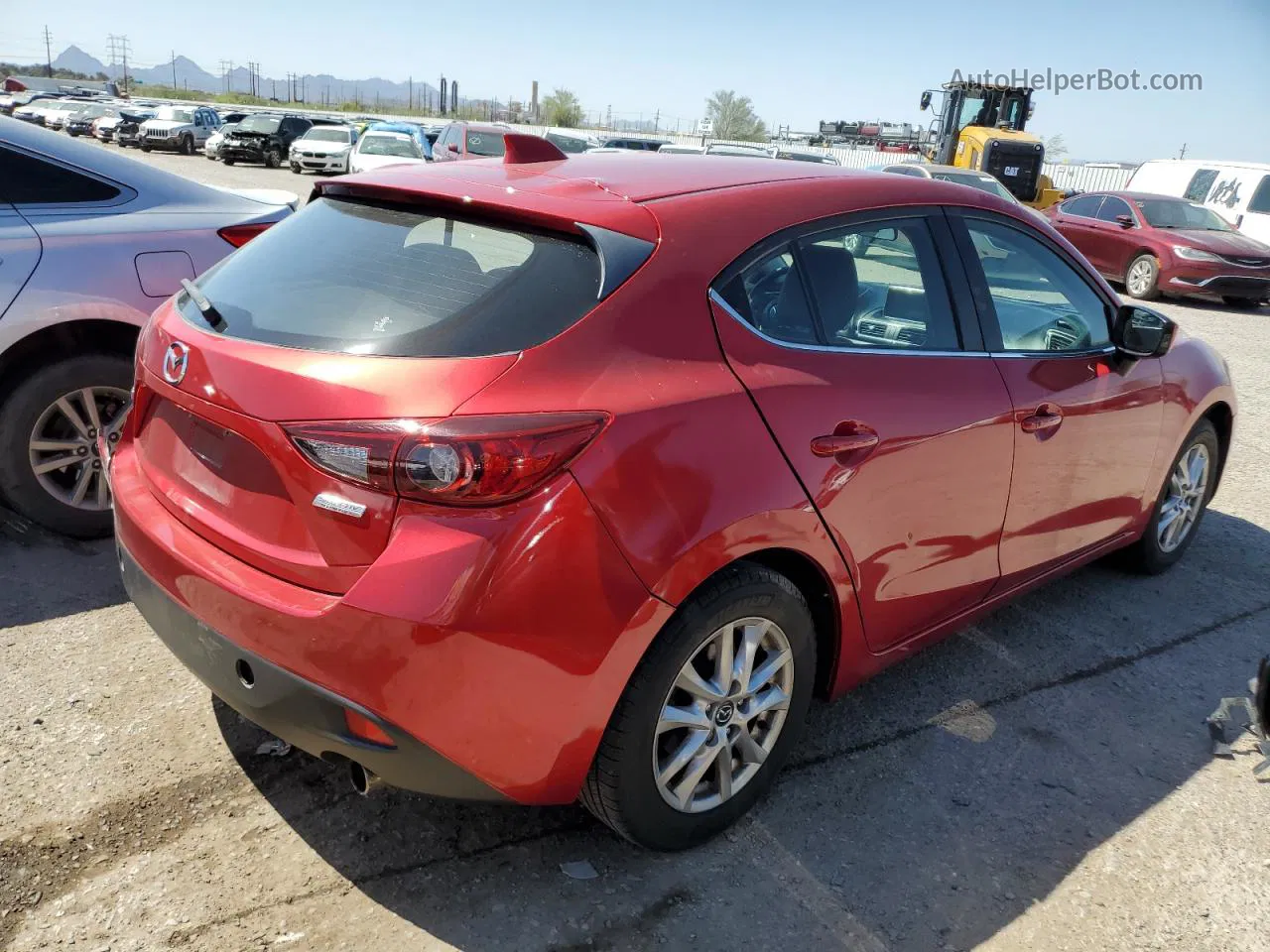 2014 Mazda 3 Grand Touring Red vin: JM1BM1M70E1187462