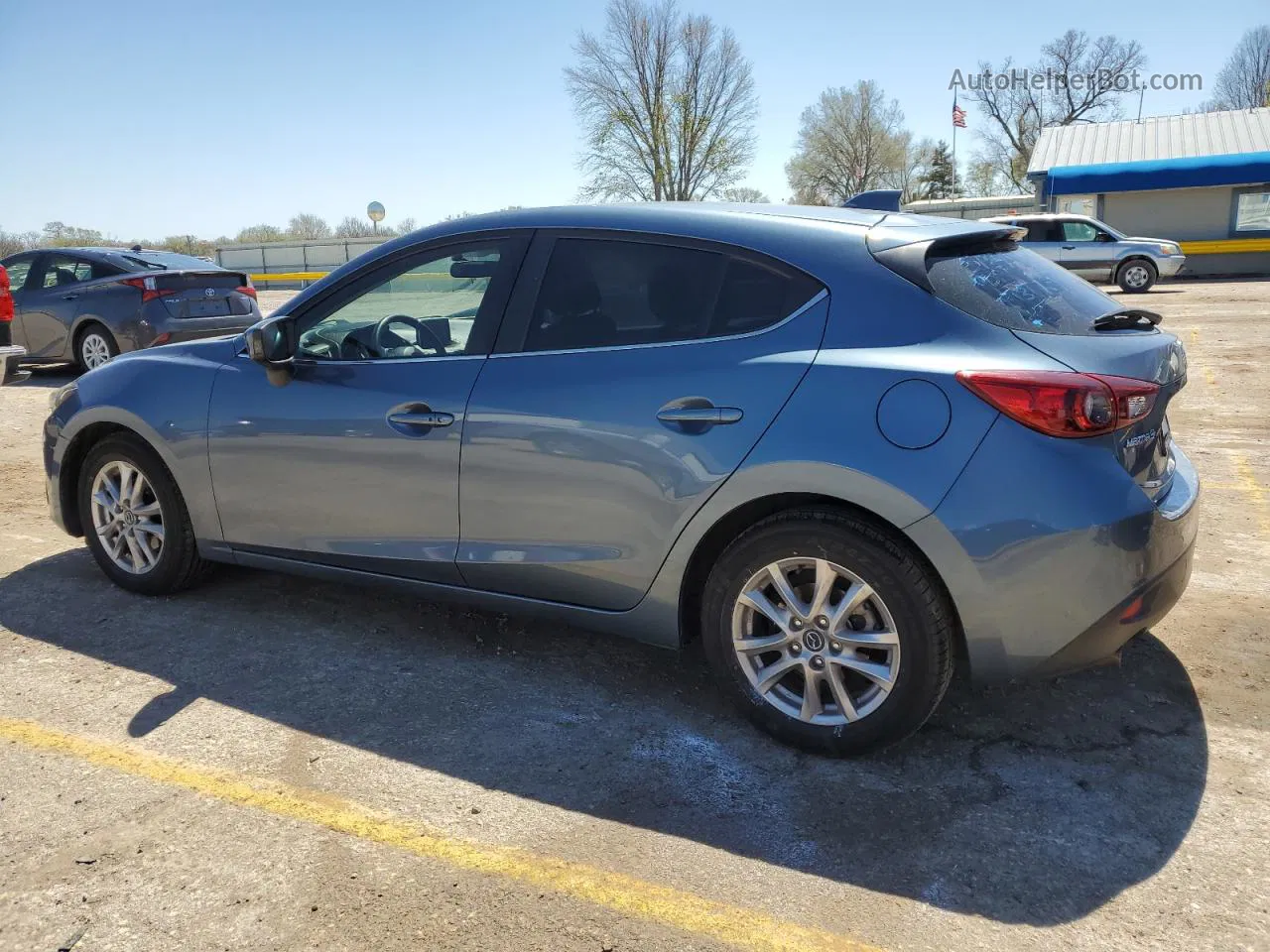 2015 Mazda 3 Grand Touring Синий vin: JM1BM1M70F1226472