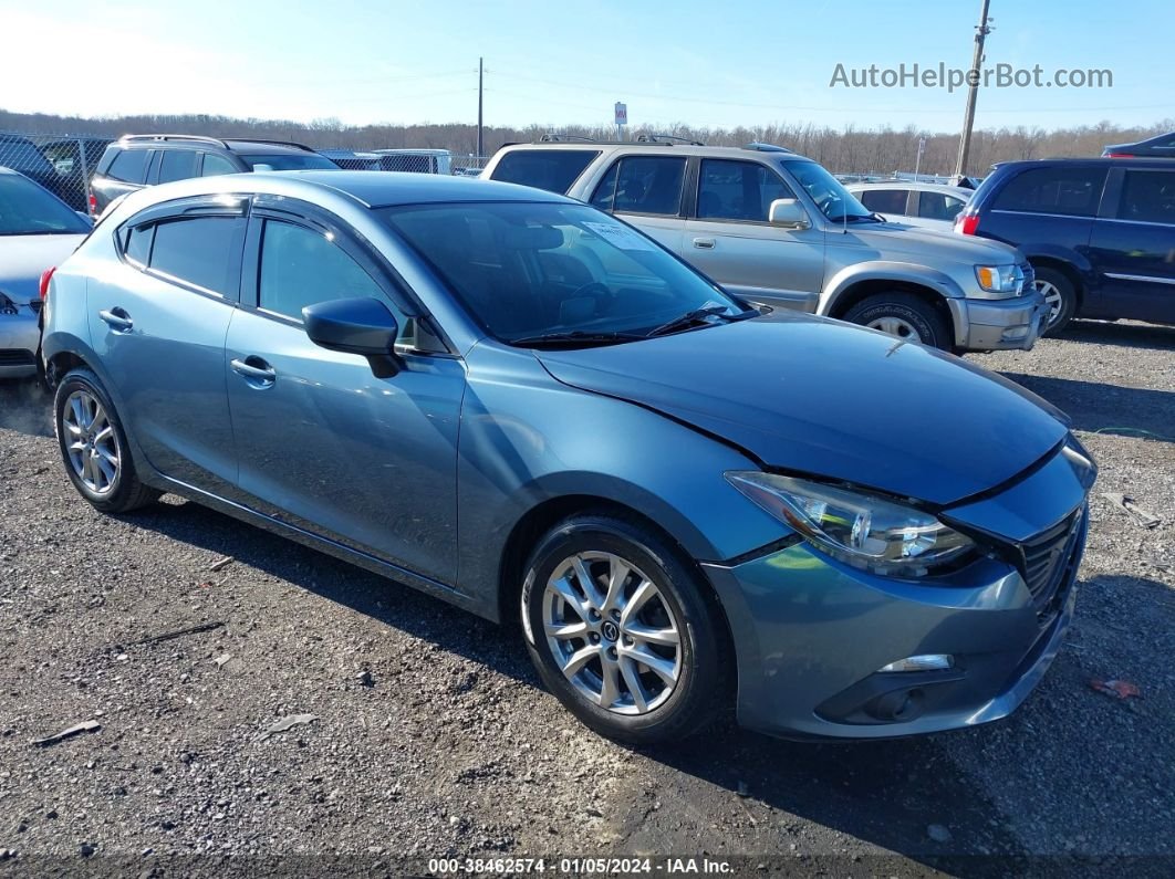 2015 Mazda Mazda3 I Grand Touring Blue vin: JM1BM1M70F1234443