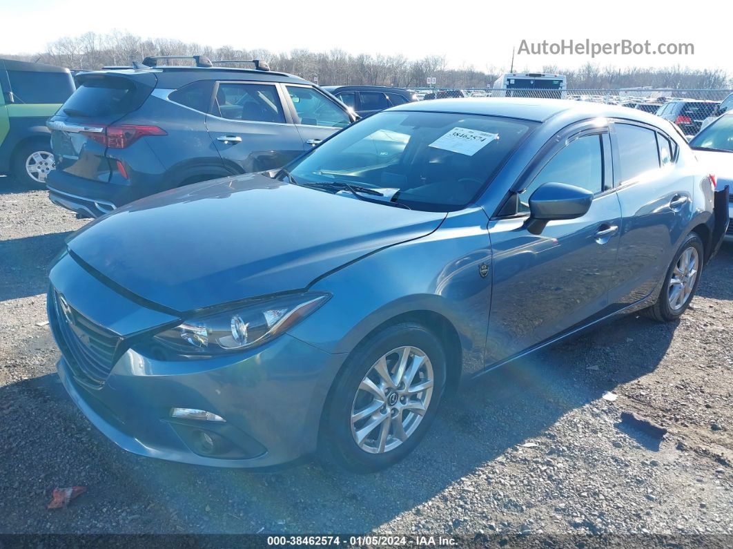 2015 Mazda Mazda3 I Grand Touring Blue vin: JM1BM1M70F1234443