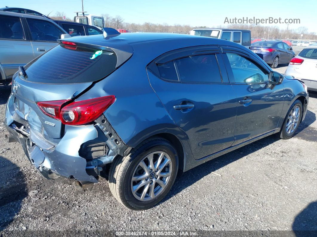 2015 Mazda Mazda3 I Grand Touring Blue vin: JM1BM1M70F1234443