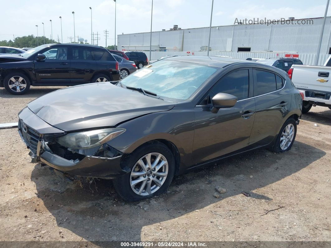 2014 Mazda Mazda3 I Grand Touring Gray vin: JM1BM1M71E1193268