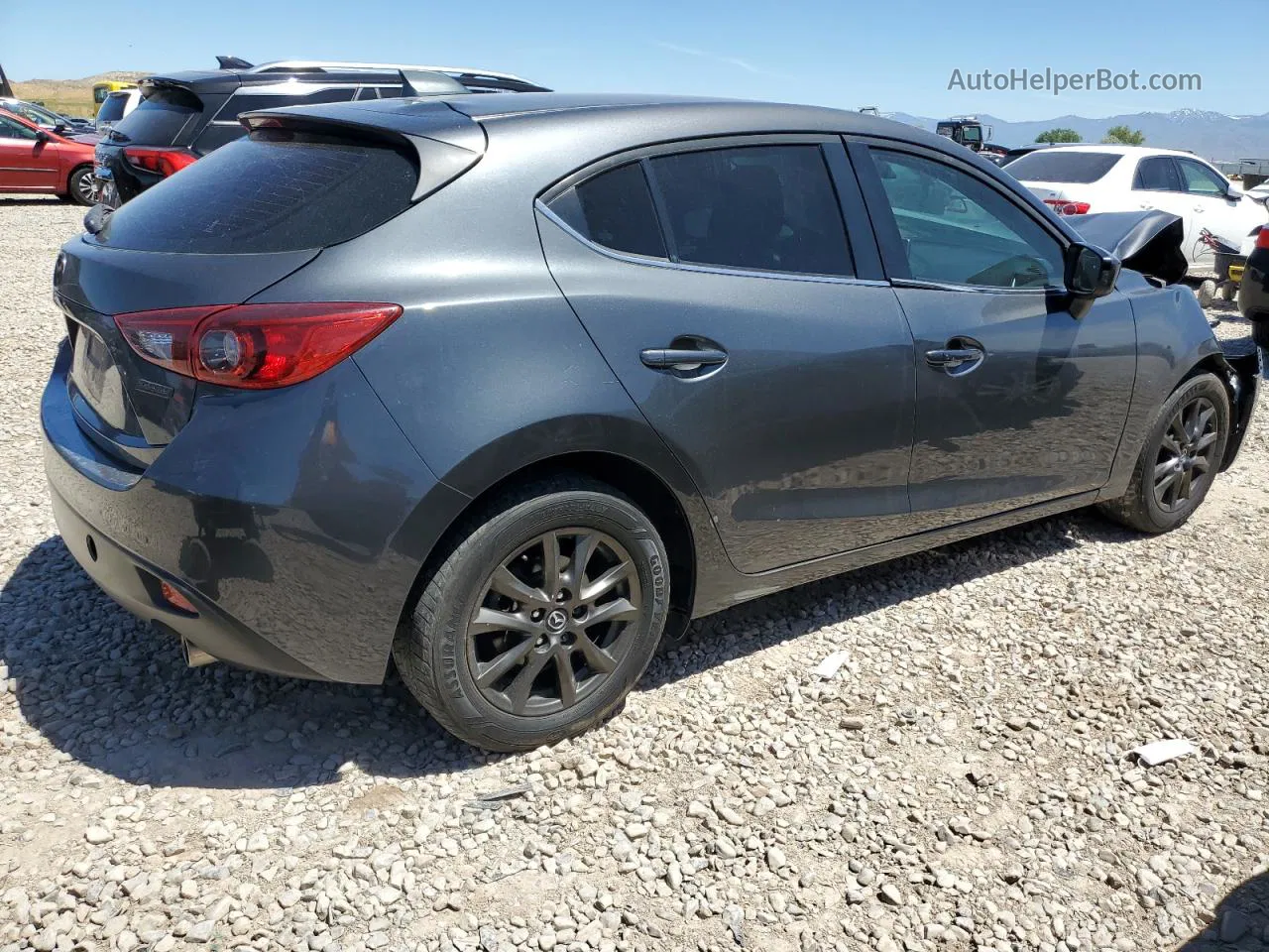 2015 Mazda 3 Grand Touring Gray vin: JM1BM1M71F1228263