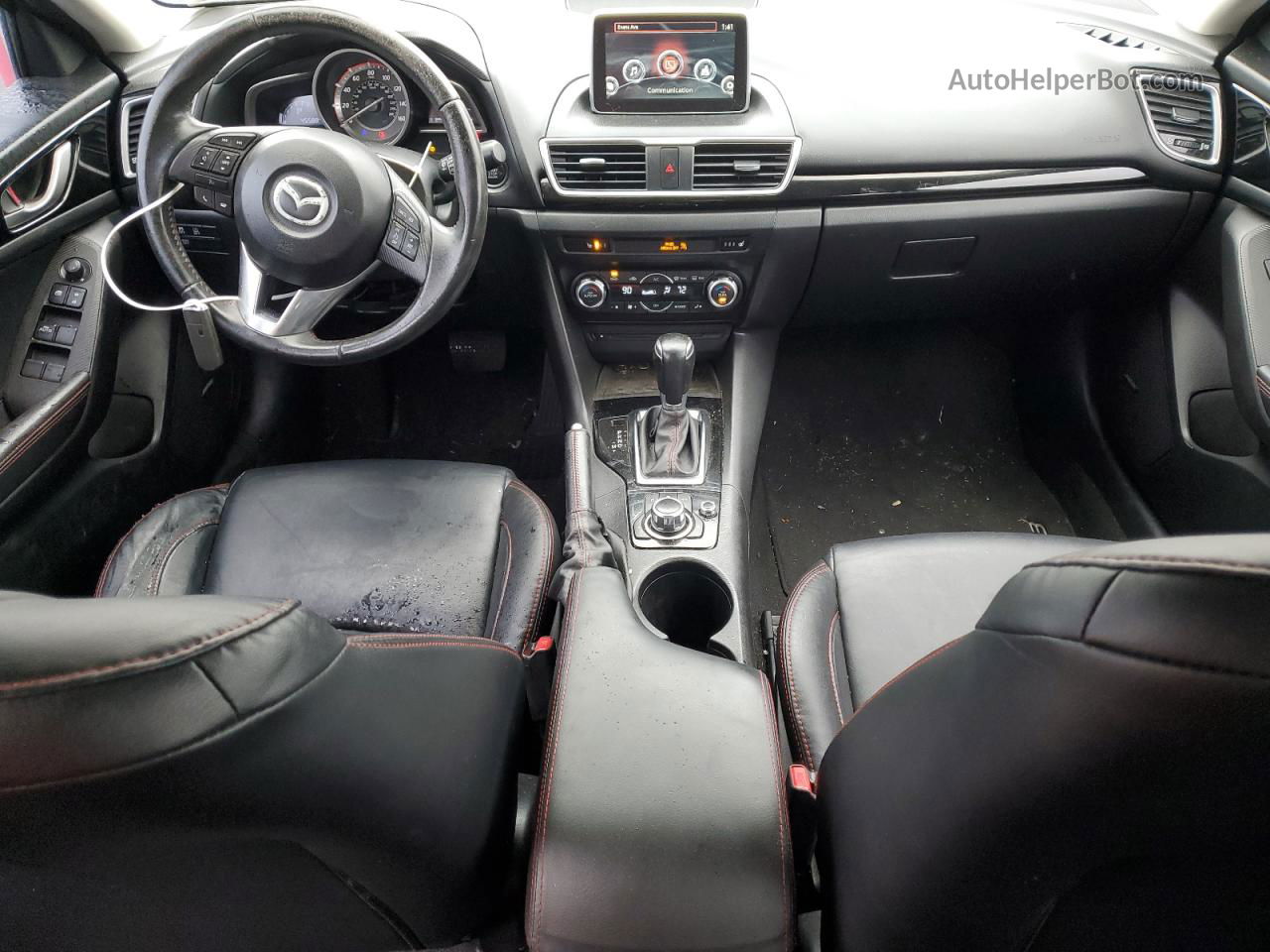 2014 Mazda 3 Grand Touring Black vin: JM1BM1M73E1102176