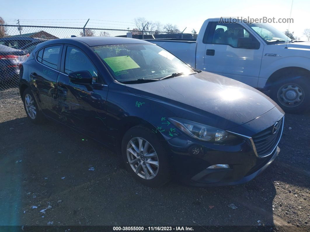 2014 Mazda Mazda3 I Grand Touring Blue vin: JM1BM1M74E1132268