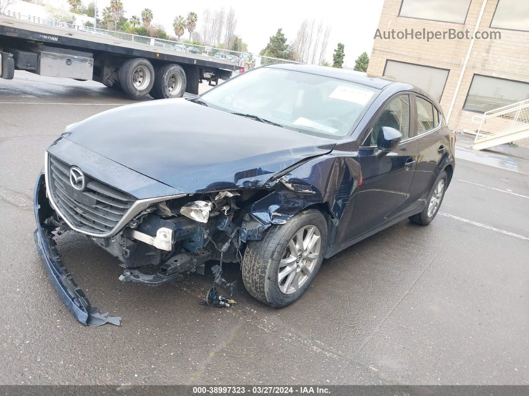 2014 Mazda Mazda3 I Grand Touring Синий vin: JM1BM1M75E1216132