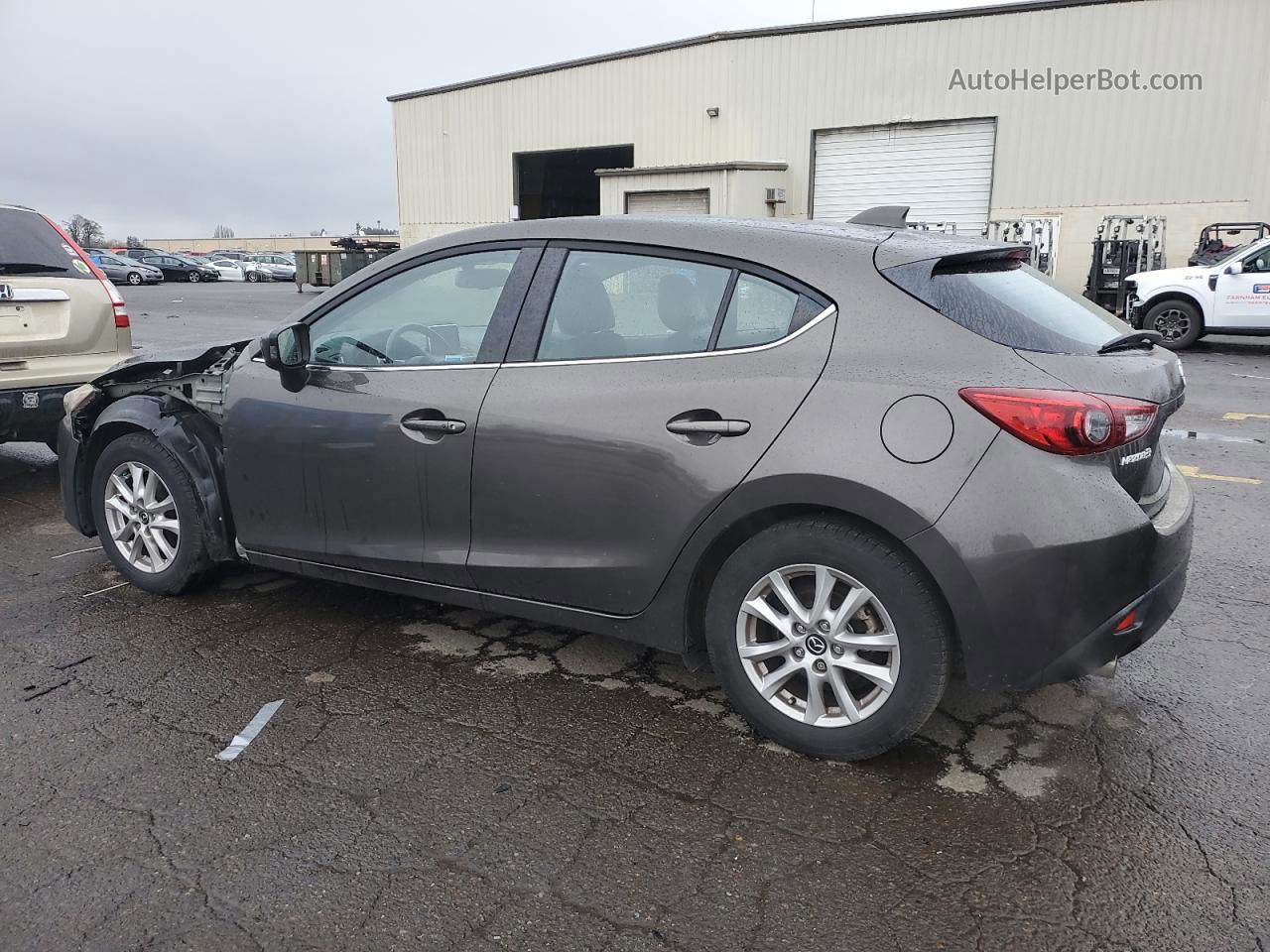 2014 Mazda 3 Grand Touring Gray vin: JM1BM1M76E1152568