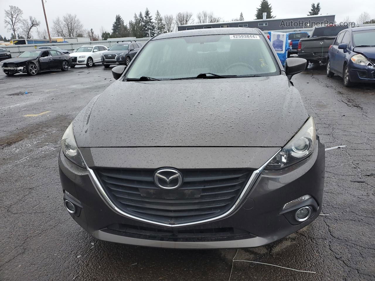 2014 Mazda 3 Grand Touring Gray vin: JM1BM1M76E1152568