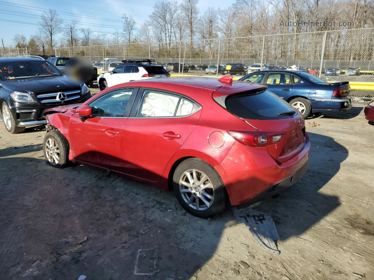 2014 Mazda 3 Grand Touring Red vin: JM1BM1M76E1214633