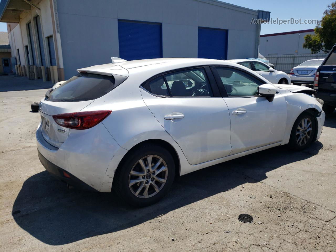 2015 Mazda 3 Grand Touring White vin: JM1BM1M77F1275345