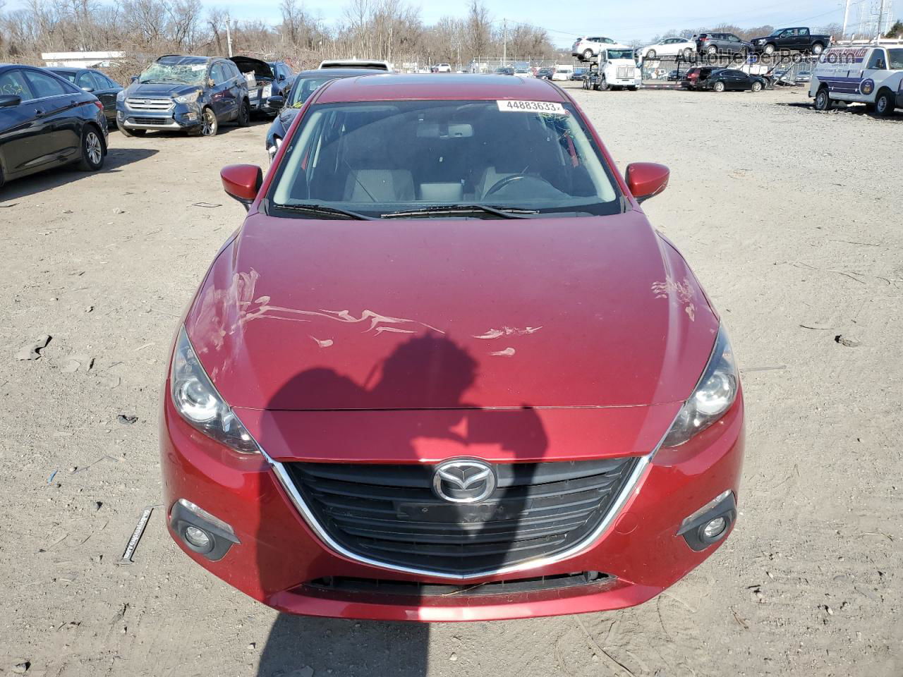 2016 Mazda 3 Touring Красный vin: JM1BM1M77G1324836