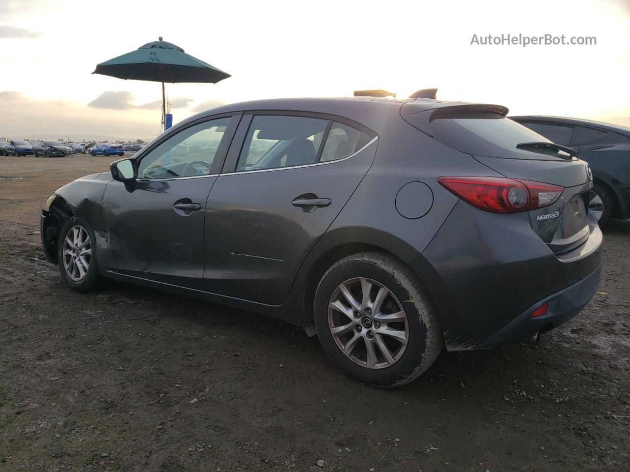 2014 Mazda 3 Grand Touring Gray vin: JM1BM1M78E1121287