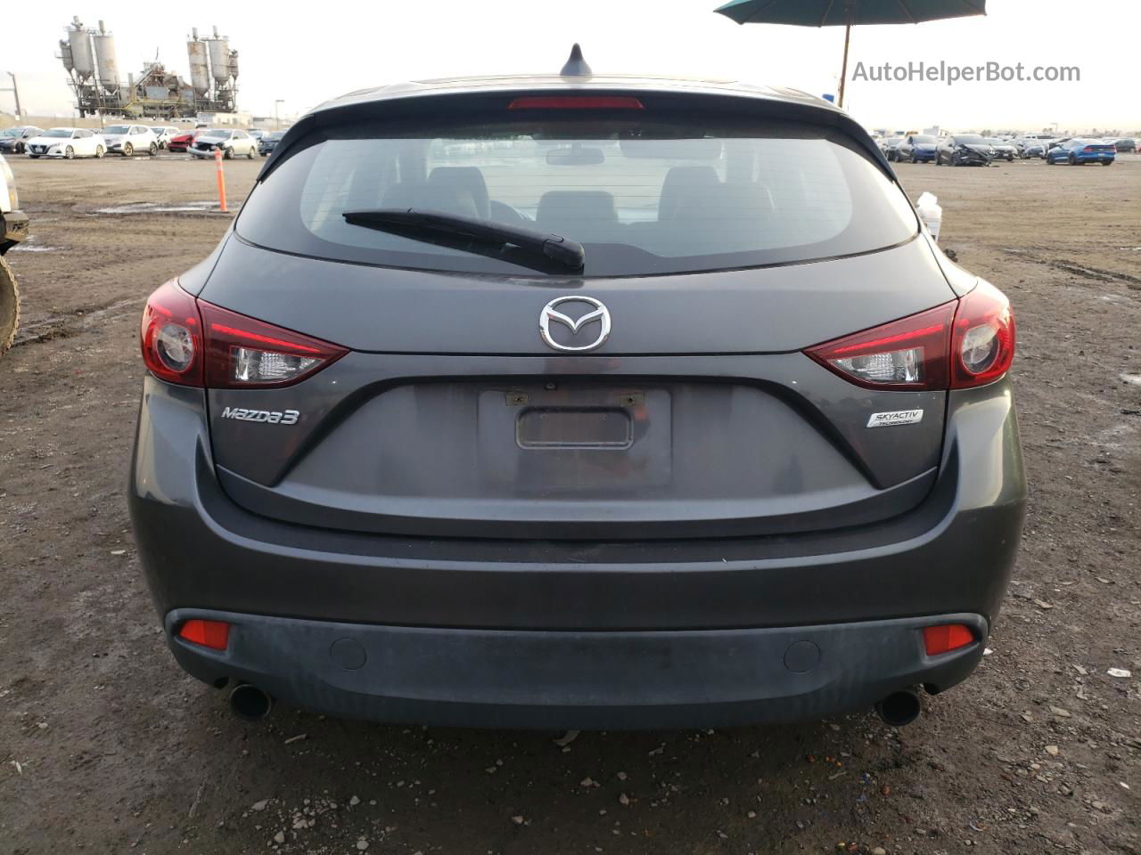 2014 Mazda 3 Grand Touring Gray vin: JM1BM1M78E1121287